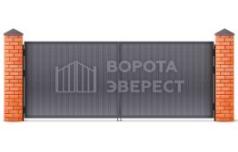 Оцинкованные ворота 2500×2000 ВЭ-2640