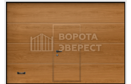 Ворота секционные промышленные с калиткой 4000×4000 ВЭ-4186